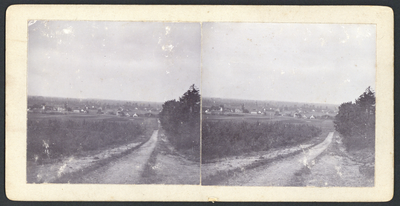 503042 Gezicht op een landweggetje in de omgeving van Leersum.